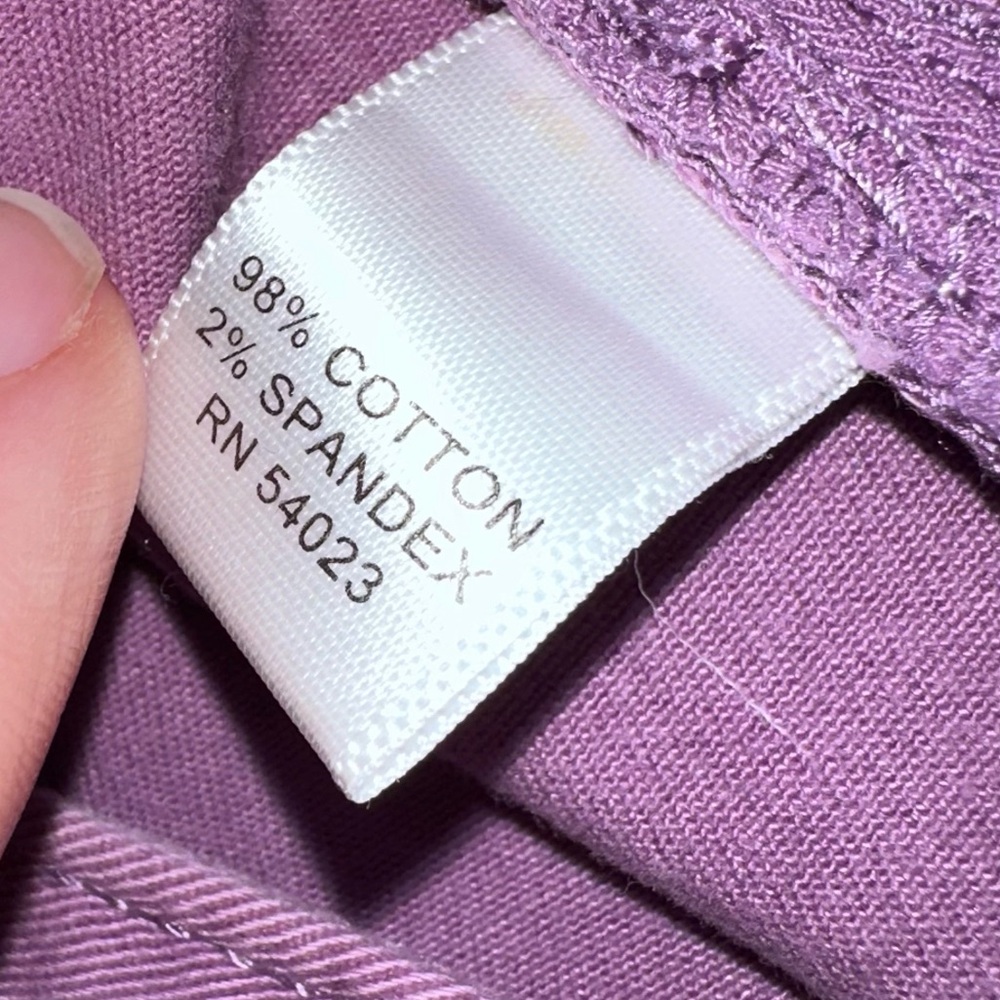 Banana Republic • Luxe Twill Pants in Lotus Lilac - Picture 7 of 15